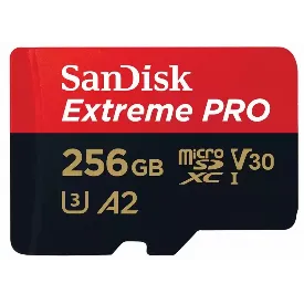 Карта памяти microSDXC UHS-I U3 SanDisk Extreme Pro,  256 Гб (SDSQXCD-256G-GN6MA)